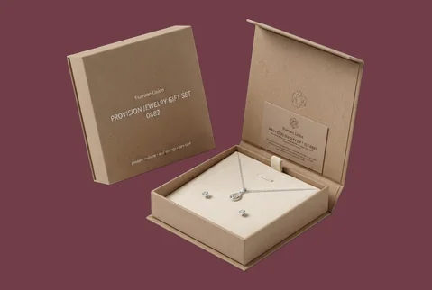 8 Kraft Jewelry Display Boxes
