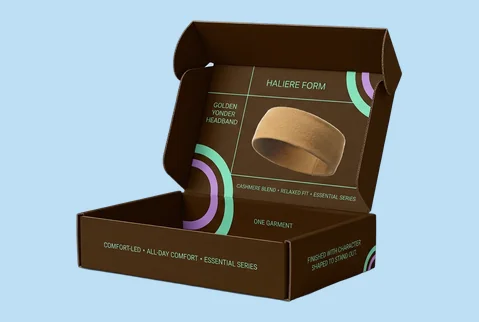 8 branded headband mailer boxes