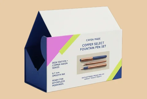 8 collapsible rigid presentation boxes