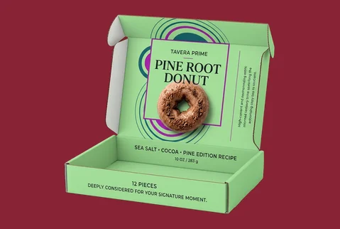 8 corrugated donut mailers