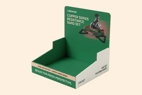 8 counter display and promo boxes