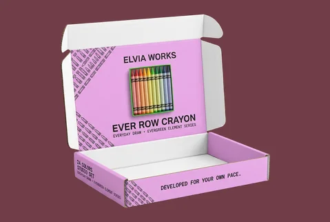 8 crayon mailer boxes