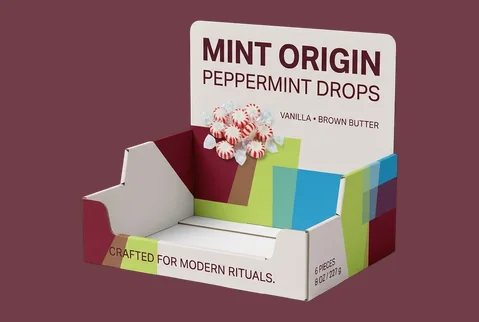 8 custom shape counter displays