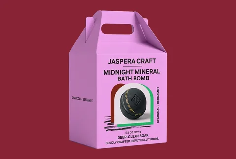 8 gable bath bomb gift boxes