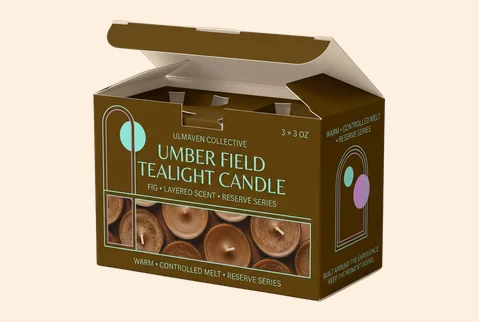 8 insert fitted tealight boxes