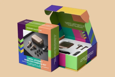 8 inside printed hinged box