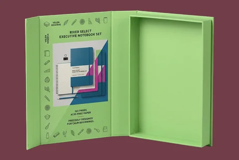 8 paperboard presentation boxes