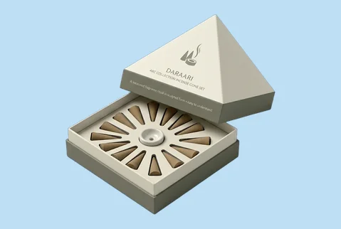 8 pyramid display box
