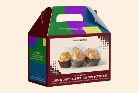 8 ribbon handle gable boxes