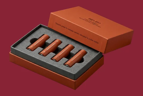 8 rigid battery presentation boxes