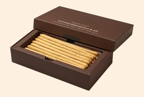8 rigid breadstick gift boxes