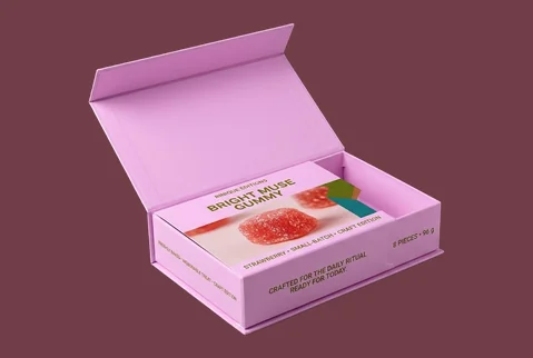 8 rigid gummy gift boxes