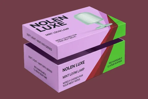 8 rigid lamp presentation boxes