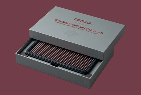 8 rigid presentation filter boxes
