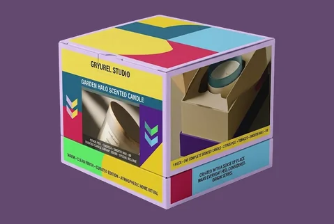 8 square boxes with foam inserts