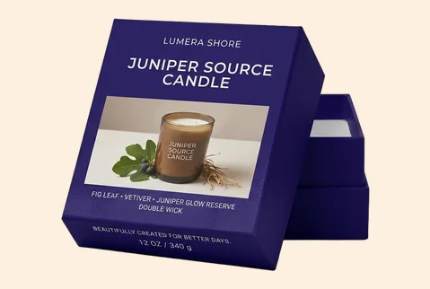 8 two piece candle boxes