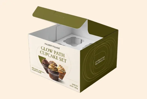 9 food boxes with inserts
