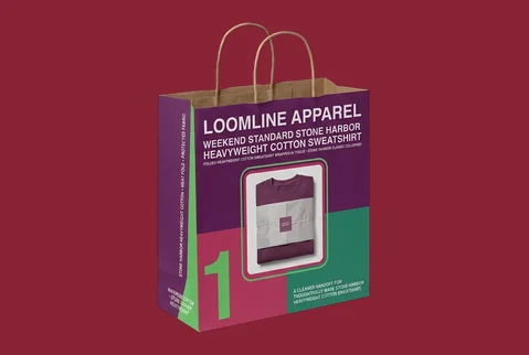 Apparel paper bag 1787823003