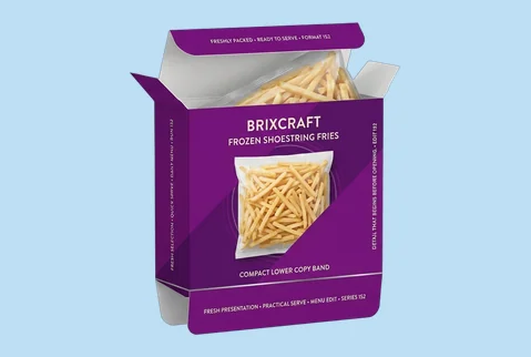 Frozen French Fry Boxes