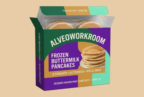 Frozen Pancake Boxes