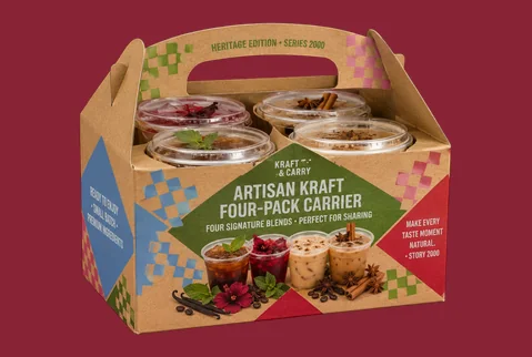 Kraft Carrier Boxes