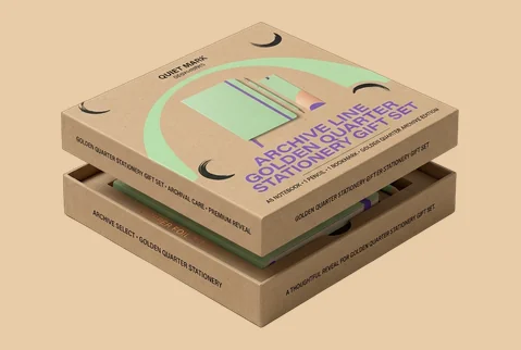 Kraft Stationery Gift Boxes