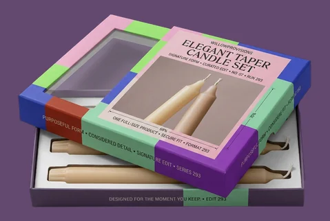 Taper Candle Boxes
