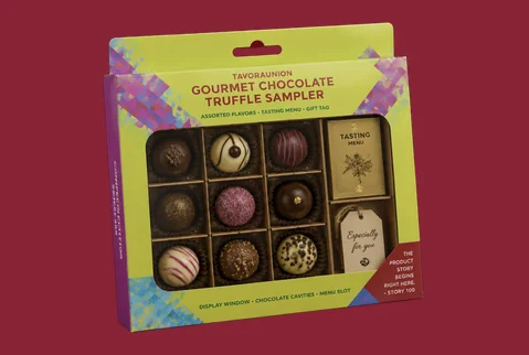 Windowed Retail Sampler Boxes