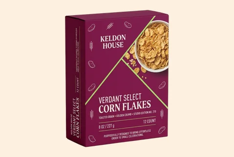 corn flacks boxes