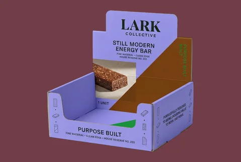 double wall display lid boxes