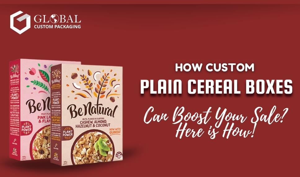 plain cereal boxes