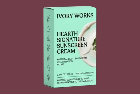 sun protection cream boxes