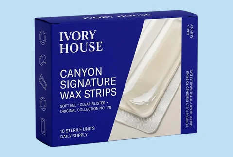 wax strips boxes