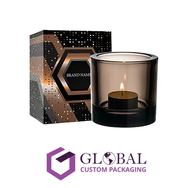 Black Custom Candle Boxes For Sale in USA