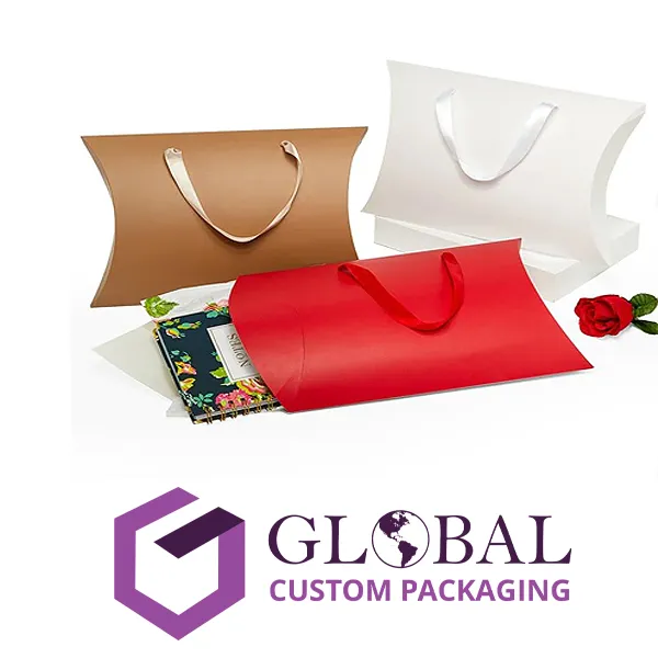 Custom Pillow Paper Gift Boxes