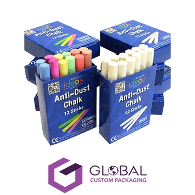 Buy Custom Printed Chalk Packaging Boxes