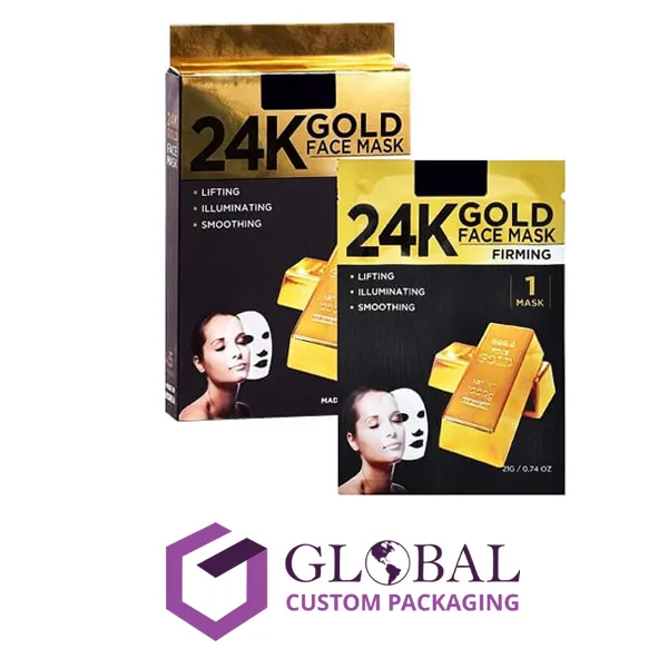 Custom Printed Anti Aging Mask Packaging Boxes