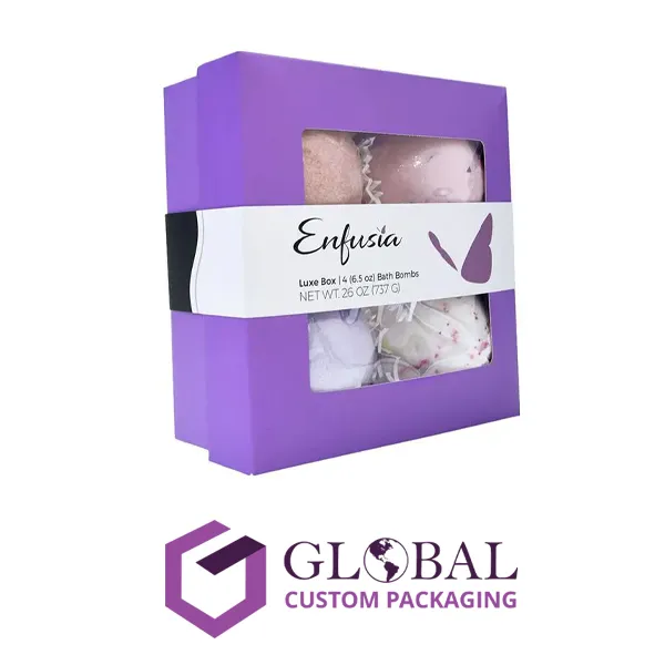 Custom Printed Bath Set Packaging Boxes