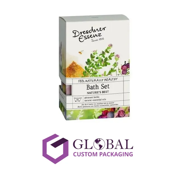 Custom Printed Bath Set Packaging Boxes