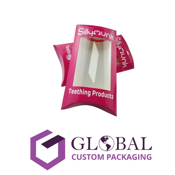 Buy Wholesale Custom Printed Fancy Paper Pillow Packaging Boxes