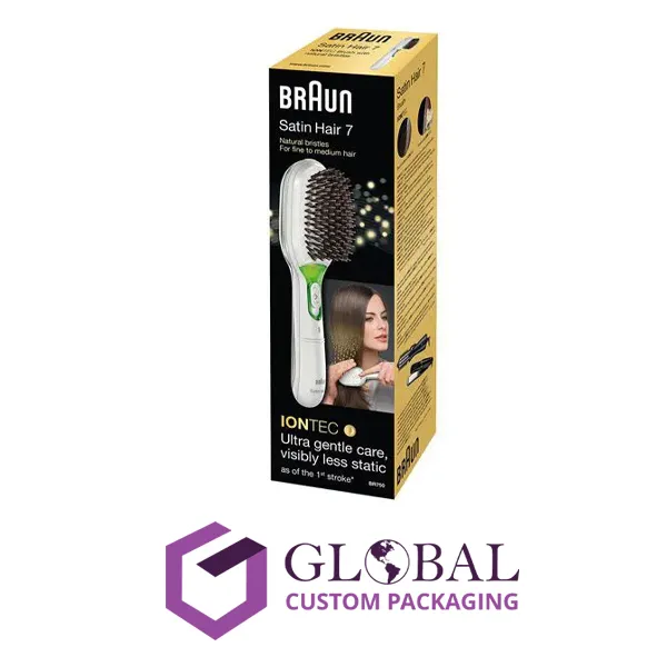 Custom Hair Brush Packaging Wholesale