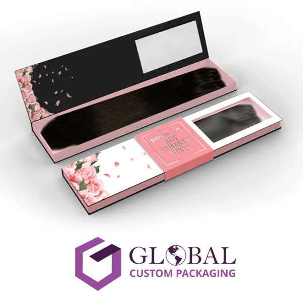 Hair Extension Boxes Packaging
