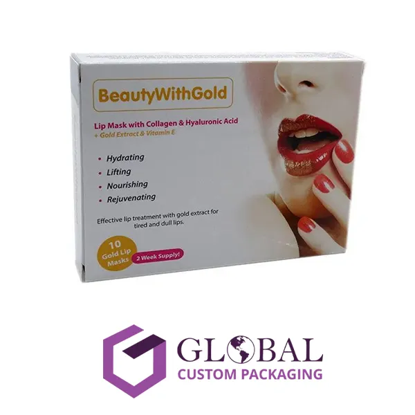 Wholesale Custom Printed Lip Mask Boxes