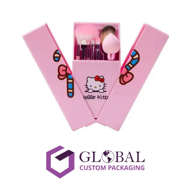 Wholesale Custom Printed Makeup Brush Boxes