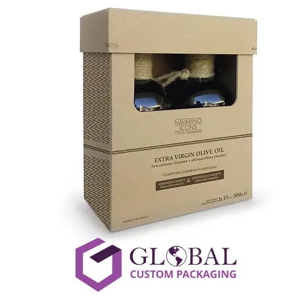 Custom Olive Oil Packaging Boxes