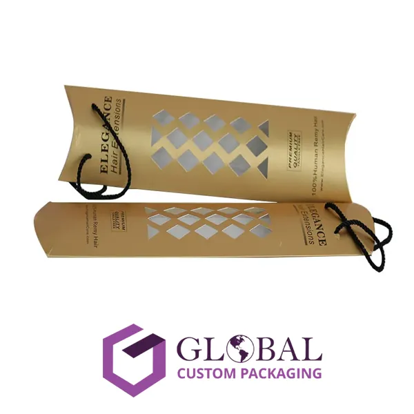 Wholesale Custom Pillow Hair Extension Luxury Packaging