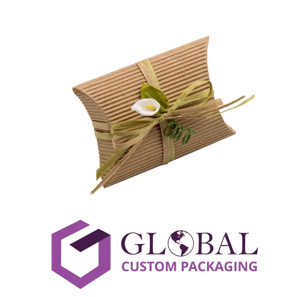 Buy Wholesale Custom Printed Kraft Paper Pillow Soap Packaging Boxes