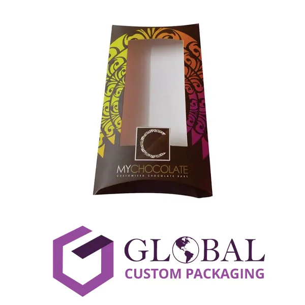 Buy Custom Printed Pillow Packaging Boxes