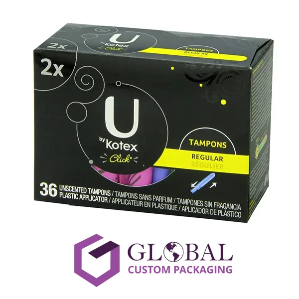 Custom Printed Tampons Boxes