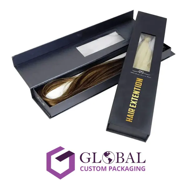 Custom Window Hair Extension Boxes